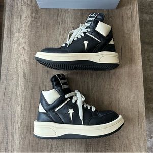 Rick Owens x TURBOWPN Mid ‘Black Cloud Cream’ - 10.5